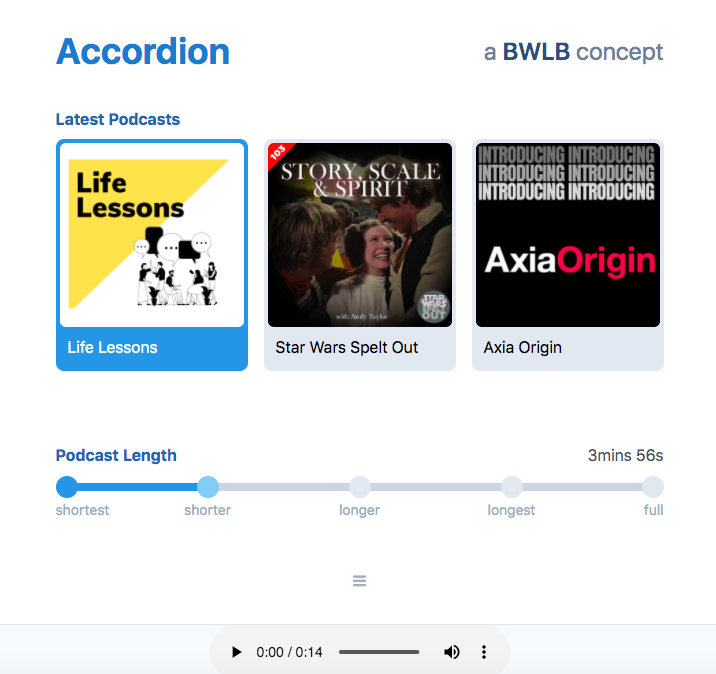 SMART Podcasts accordion graphic